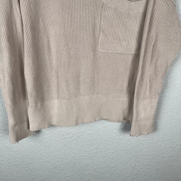 Pistola Darya Oversized Crewneck Pullover Women's Size Small in Dove - Picture 2 of 9